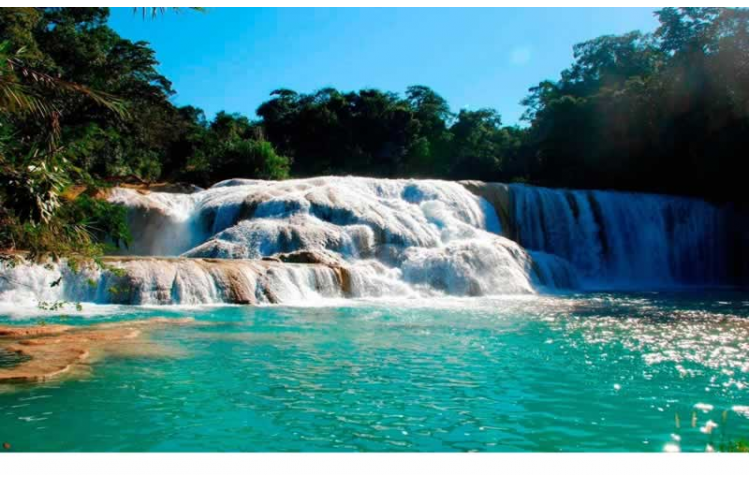 Cascada de Agua Azul, Cascada de Misolha Y Zona Arqueolica de Palenque- SCL